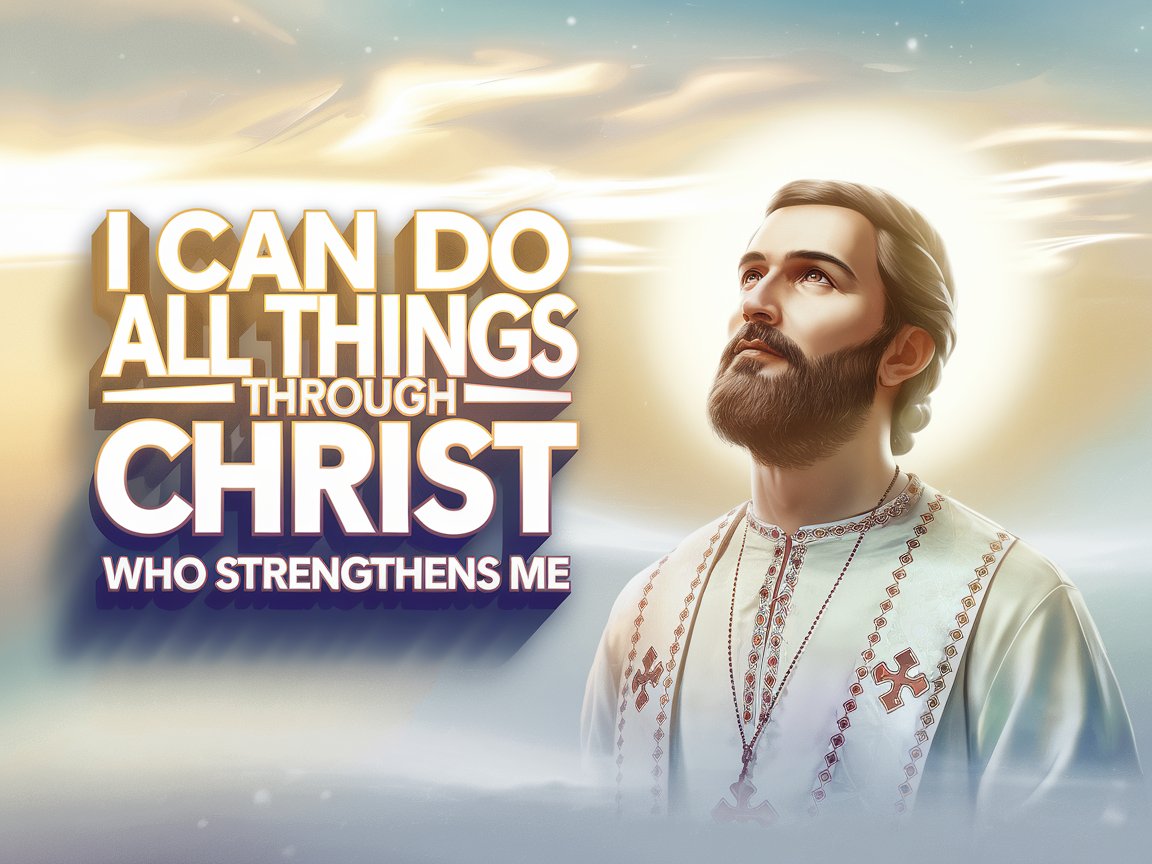 Bible Verse - I can do all things through Christ